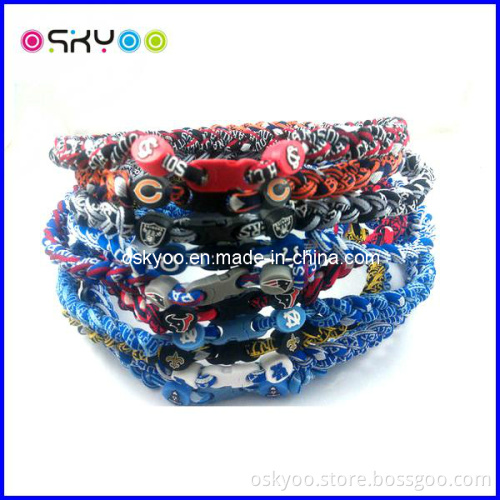 Ncaa Baseball Teams Tornado Titanium Sport 2/3 Ropenecklaces (P055)